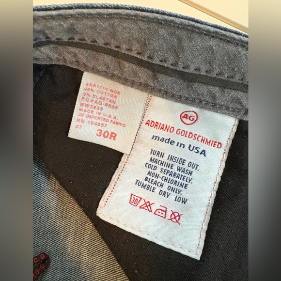 Adriano Goldschmied AG Women’s The Stilt Cigarette Jeans Size 30R EUC! 0432 - Picture 11 of 11